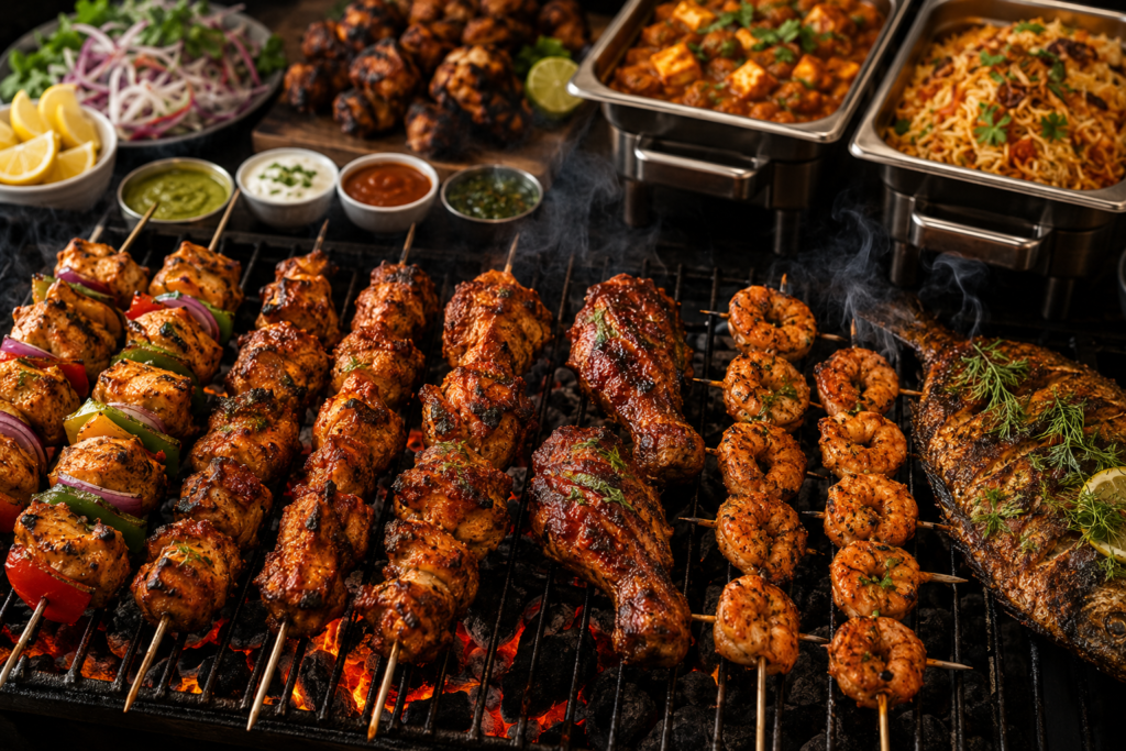 Live BBQ Catering Menu – Non Veg