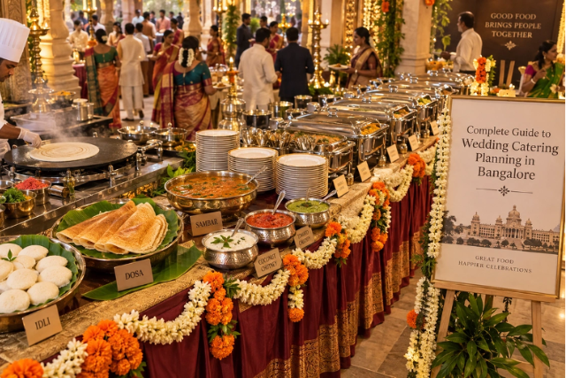 How to Plan Wedding Catering in Bangalore:  The Ultimate Step-by-Step Guide