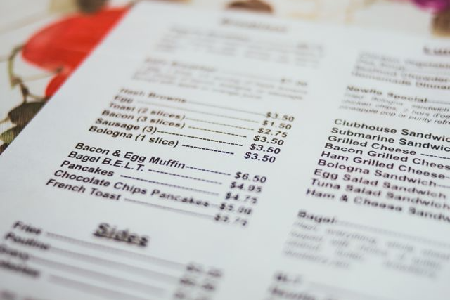 food catering price
